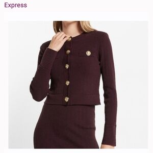 Express Knit Skirt Suit, sz XL